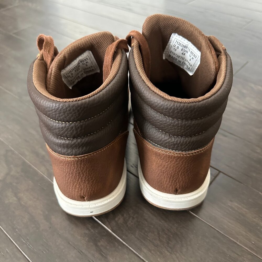 G.H.Bass Tan Brown Leather Chukka Boots 713629BRTN Men's 10 - Picture 5 of 14